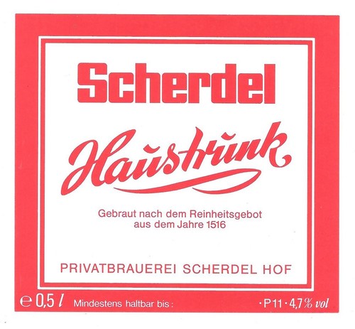 Altes bieretikett brauerei - altes,