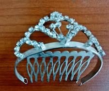 Krone Haarschmuck Kristall