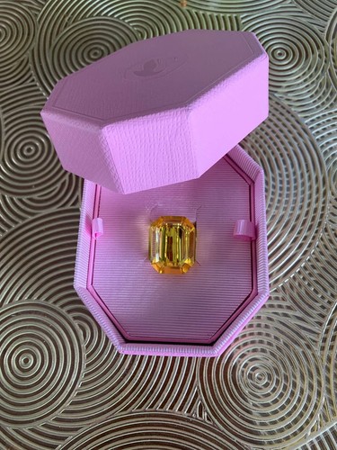 Swarowski ring gelb - gelb, 52