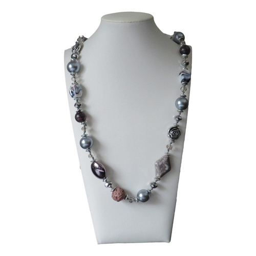 Vintage designer halskette mit - vintage,