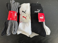 #A567: 9 Paar PUMA Sportsocken Tennissocken Gr. 43-46