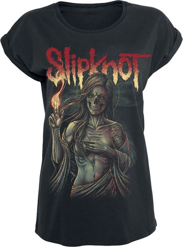 Slipknot shirt damen - burn, me