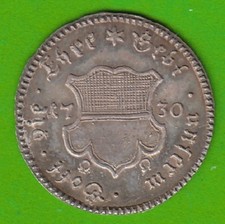 Münze Ulm Silberabschlag 1/2