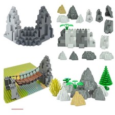 MOC Felsplatte Hügel Stein