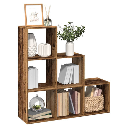 Bookcase tier room divider - 3-tier,
