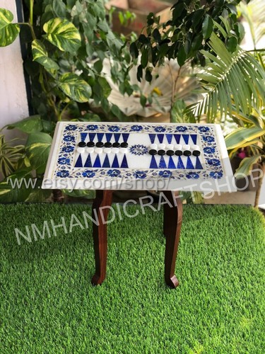 Lapislazuli backgammon set - lapislazuli,
