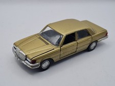 Schuco 1:43 Mercedes 350SE goldmettalic gebraucht im bespieltem Zustand 