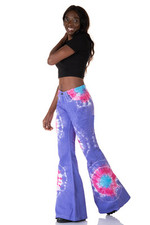 Comycom Damen Batik Schlaghose