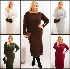 Damen Kleid Strickkleid