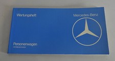 Scheckheft Mercedes W123 / W116 / R107 Benzin blanko ohne Einträge Stand 09/1978