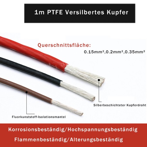 Ptfe elektrisch kabel - ptfe, draht