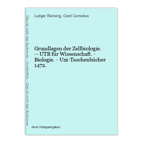 Grundlagen der zellbiologie - grundlagen,