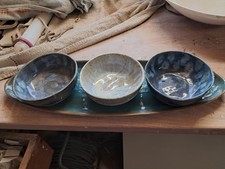 Ovale Schale mit 3 kleinen