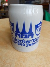 Bierkrug 0,5 ltr. Einbecker Bier 600 Jahre, Sehr gut erhalten. Für Sammler 