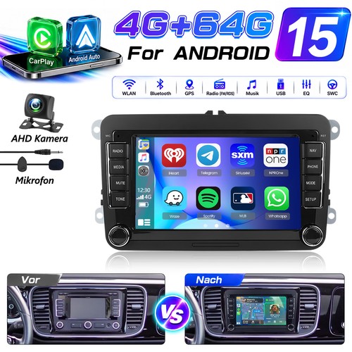 64gb android autoradio - 4+64gb, 15