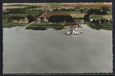 Dümmer See, Luftaufnahme, Segelboote, Uferanlagen, Ansichtskarte 