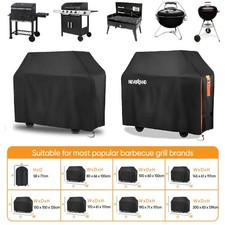 Premium Grillabdeckung BBQGrill Abdeckhaube Gasgrill Smoker Schutzhülle 8 Größen