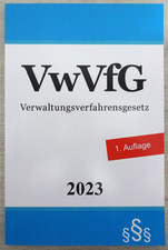 Verwaltungsverfahrensgesetz VwVfG 2023, Allgemeines Verwaltungsrecht, Buch, Jura