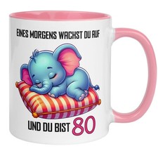 Tasse 80 Geburtstag Frau –