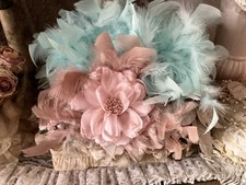 Deko Federn Boudoir Shabby