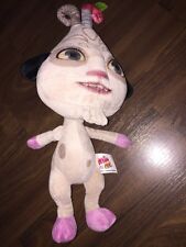 Stofftier Plüschtier Kuscheltier Grau Pan Phuddle Mia and me Blatt Hörner 39cm