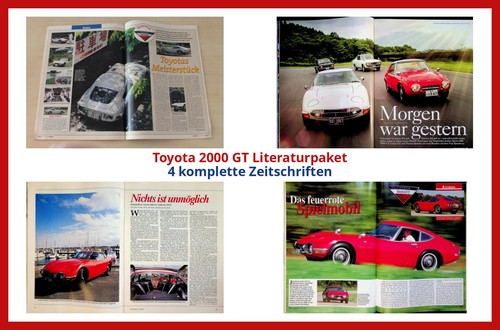 Toyota 2000 literaturpaket - gt,