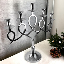 Kerzenleuchter Kerzenständer Kerzenhalter Kerzen Halter Ständer Silber 3/5 Armig