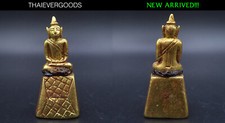 ANTIKE BUDDHA SHENG LUNGENSTATUE DECKEL GOLD ECHT THAI AMULETT PIM LEK