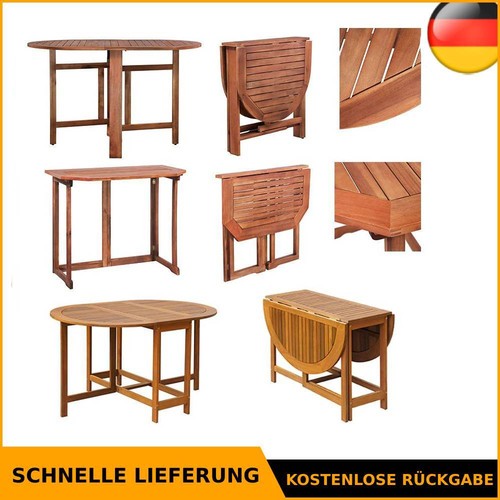 Gartentisch holz klappbar - holz,