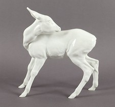 Meissen Schwerter XL Figur Reh
