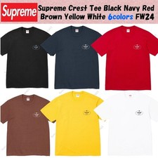 Supreme Crest Tee Black Navy