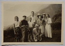 ALTES FOTO...FAMILIENFOTO...AUSFLUG...BERGE...