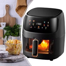 8 L Multifunktionale Digitale Heißluftfritteuse Fritteusen Heißluft Air Fryer