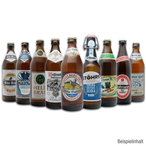 9er fränkisches bier - fränkisches, bier-paket