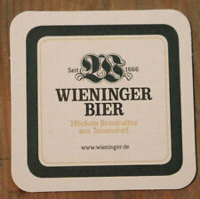 Bierdeckel WIENINGER BIER, Teisendorf