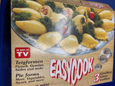 EASYCOOK Teigformen für Ravioli und Co. 3 Größen Ausstecher Teigtaschen Ravioli