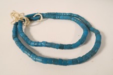 Alte Glasperlen Venedig blau 7mm HB72 Old venetian Glass Trade beads Kakamba