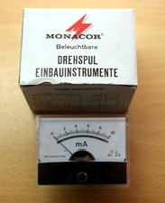 Amperemeter   DC Einbau Messinstrument analog Panel Meter 10 mA