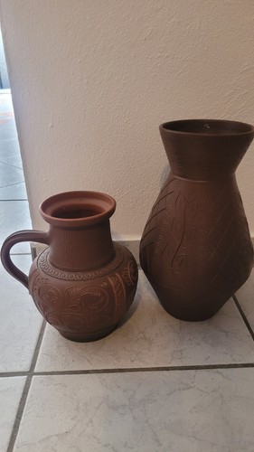 Tonkrug und vase - antik,
