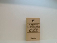 Deutsches Lesebuch. Eine