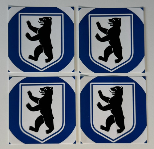 Berlin stadtwappen aufkleber - berlin,