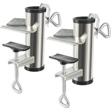 Sonnenschirm Halterung verzinkt für Balkon 2 Stück Ø25 38mm