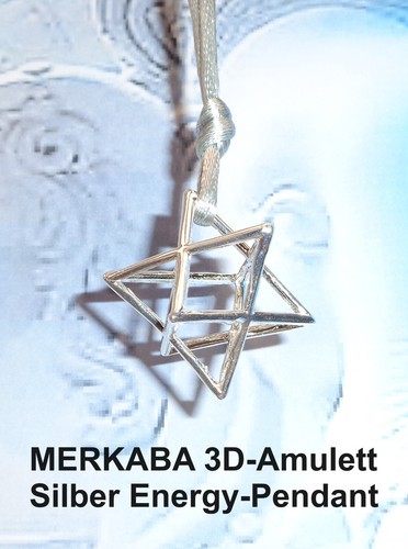 Merkaba anhänger silber - 3d,