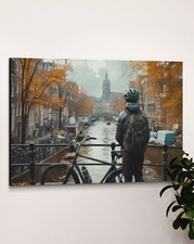 Amsterdam Leinwand Bild CANVAS