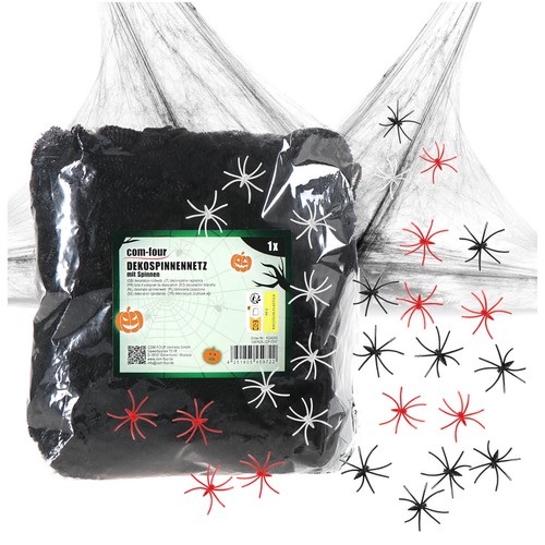 200g deko spinnennetz mit - deko-spinnennetz,