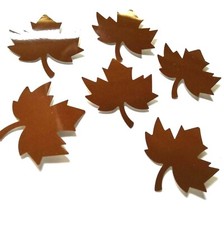 Blatt Braun reflektierend