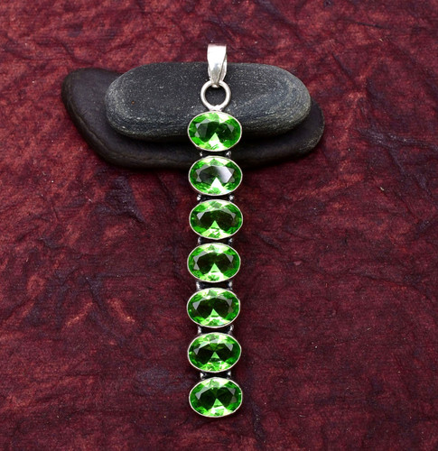 Grüner amethyst edelstein 925 - grüner,