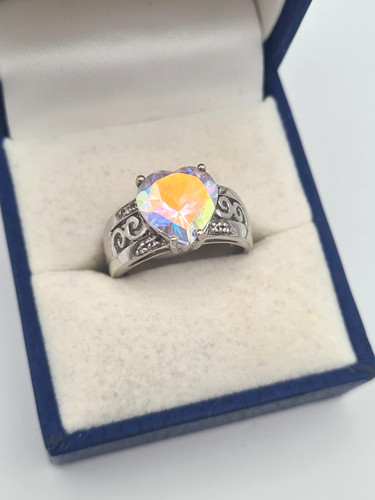 925 silber ring mit - silber,