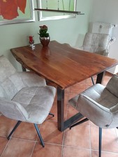 3er Set Polsterstuhl drehbar taupe Mikrofaser Esszimmer Küche NEU FEHLKAUF!!