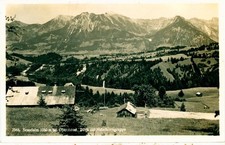 242-Ansichtskarte Oberstdorf Sesselalm Nebelhorngruppe Bayern Allgäu Schwaben